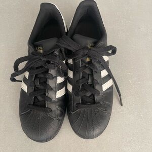 Adidas Classic Black Sneakers with White Stripes
